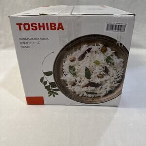 Toshiba Honatsukama Series TRCS02 Rice Cooker 8 Presets 3 Cup New Sealed